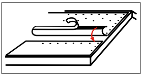 Обеспылить и склеить продольные перехлесты фото