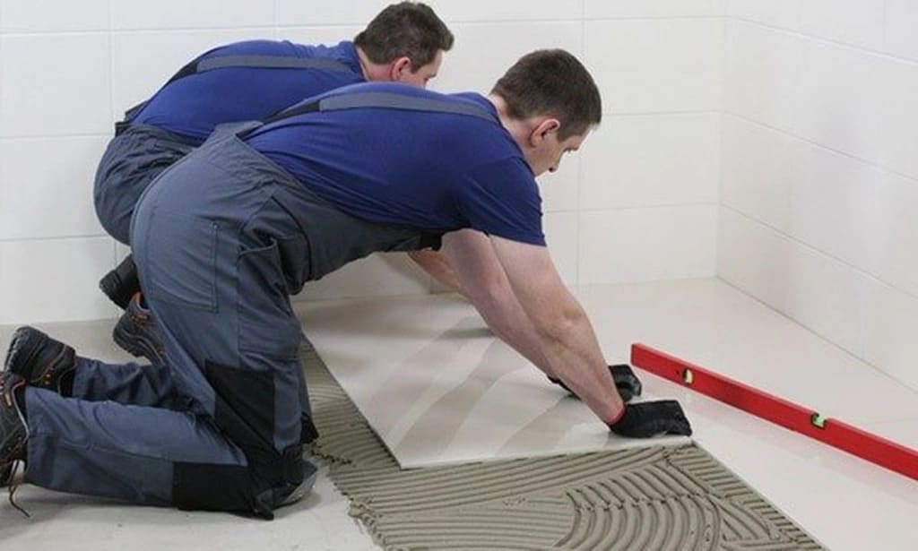 Нанесение раствора