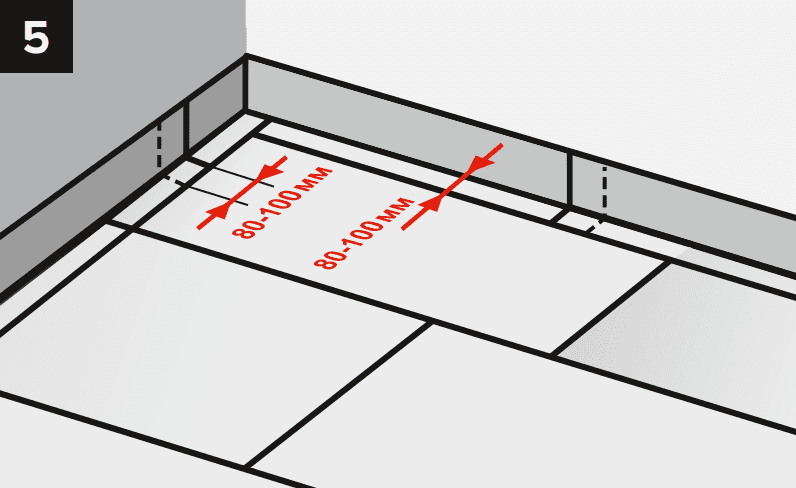 Монтаж материала для гидроизоляции пола Монтаж гидроизоляции пола фото