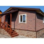 Фасадная плитка ТехноНиколь Hauberk Кирпич Красный 2 м2/упак, упак