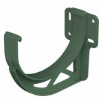 Кронштейн желоба пластиковый ТехноНиколь Оптима 120/80 мм зеленый, 120 шт/упак