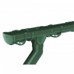 Соединитель желоба ТехноНиколь Оптима 120/80 мм зеленый, 45 шт/упак