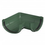 Угол желоба 90 градусов ТехноНиколь Оптима 120/80 мм зеленый, 21 шт/упак