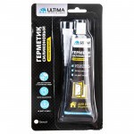 Герметик силиконовый Ultima универсальный в блистере белый 80 мл, шт