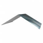 Конек плоский оцинкованный 0,45 мм 150х150х2000 мм, шт