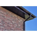 Труба водосточная круглая соединительная 1000 мм Grand Line Optima 125/90 мм Ral 8017 шоколад, шт