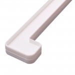 Соединитель подоконника ПВХ 600 мм белый, шт