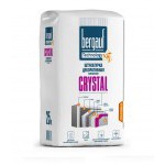Штукатурка декоративная Bergauf Crystal Камешковая, зерно 2,0 мм, белая, 25 кг, шт