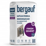 Шпаклевка цементная Bergauf Finish Zement финишная белоснежная, слой 0,3-7 мм, 20 кг, шт Шпаклевка цементная Bergauf Finish Zement финишная белоснежная, слой 0,3-7 мм, 20 кг, шт
