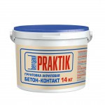 Грунтовка бетон-контакт Bergauf Praktik всесезонная 14 кг, шт Грунтовка бетон-контакт Bergauf Praktik всесезонная 14 кг, шт