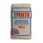 Штукатурка цементная Bergauf Praktik для внутренних работ 30 кг, шт Штукатурка цементная Bergauf Praktik для внутренних работ 30 кг, шт