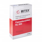 Клей Bitex Fassadenkleber KL 500 для плит из пенополистирола и минеральной ваты 25 кг, шт Клей Bitex Fassadenkleber KL 500 для плит из пенополистирола и минеральной ваты 25 кг, шт
