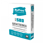 Шпаклевка цементная ByProc SFF-580 финишная серая, слой 0-2 мм, 25 кг, 48 шт/поддон Шпаклевка цементная ByProc SFF-580 финишная серая, слой 0-2 мм, 25 кг, 48 шт/поддон