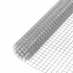 Сетка сварная оцинкованная ячейка 6х6 мм D0,6 мм 1х15 м, рул Сетка сварная оцинкованная ячейка 6х6 мм D0,6 мм 1х15 м, рул