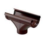 Воронка желоба Docke Lux 140/100 мм Ral 8019 шоколад, шт