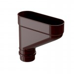 Коллектор Docke Lux 140/100 мм Ral 8019 шоколад, шт Коллектор Docke Lux 140/100 мм Ral 8019 шоколад, шт