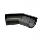 Угол желоба 135 градусов Docke Lux 140/100 мм Ral 7004 графит, шт