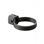 Хомут трубы универсальный Docke Lux 140/100 мм Ral 7004 графит, шт Хомут трубы универсальный Docke Lux 140/100 мм Ral 7004 графит, шт