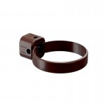 Хомут трубы универсальный Docke Lux 140/100 мм Ral 8019 шоколад, шт