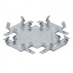 Соединитель одноуровневый КРАБ Knauf для ПП 60х27 мм, 0,9 мм, шт