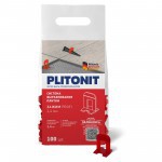 Система выравнивания плитки Plitonit profi СВП зажим 1,4 мм 100 шт, упак