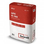 Цементно-песчаная смесь М-150 Smesit ЗИМА 25 кг, 48 шт/поддон