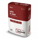Цементно-песчаная смесь М-300 Smesit ЗИМА 25 кг, 48 шт/поддон