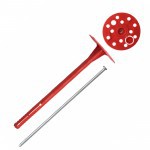 Дюбель для теплоизоляции Tech-Krep IZM-T с металлическим гвоздем и термокрышкой 10х120 мм, 1000 шт/упак