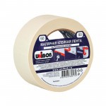 Лента малярная Unibob крепированная бумажная, 50 мм, 50 м, шт Лента малярная Unibob крепированная бумажная, 50 мм, 50 м, шт