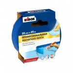 Лента малярная профессиональная Unibob крепированная бумажная, 25 мм, 25 м, шт Лента малярная профессиональная Unibob крепированная бумажная, 25 мм, 25 м, шт
