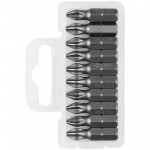 Биты РН2 25 мм кованые ЗУБР, 10 шт/упак