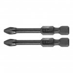 Биты РН2 50 мм ударные торсионные ЗУБР Профессионал, 2 шт/упак Биты РН2 50 мм ударные торсионные ЗУБР Профессионал, 2 шт/упак