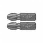 Биты РН3 25 мм кованые ЗУБР, 2 шт/упак