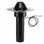 Воронка кровельная с обогревом Termoclip ВФО диаметр 110 мм высота 700 мм, шт Воронка кровельная с обогревом Termoclip ВФО диаметр 110 мм высота 700 мм, шт