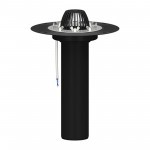 Воронка с обжимным фланцем и листоуловителем обогреваемая 110х600 мм, шт Воронка с обжимным фланцем и листоуловителем обогреваемая 110х600 мм, шт