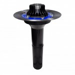 Воронка с прижимным фланцем ТехноНиколь Стандарт 110х590 мм, шт Воронка с прижимным фланцем ТехноНиколь Стандарт 110х590 мм, шт