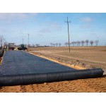 Геотекстиль тканый полипропиленовый 85/80 2х100 м, 200 м2/рул