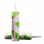 Герметик виброакустический силиконовый Ультракустик, картридж 290 мл, шт Герметик виброакустический силиконовый Ультракустик, картридж 290 мл, шт