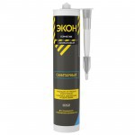 Герметик силиконовый Экон санитарный белый 280 мл, шт