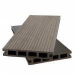 Доска террасная ДПК Вельвет брашировка Венге 24х140х3000 мм, шт