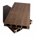 Доска террасная ДПК Винтаж брашировка Венге 24х140х3000 мм, шт