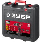 Дрель-шуруповерт Зубр 14.4 В, 2 АКБ, 2 Ач, в кейсе ДШЛ-145-22