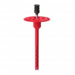 Дюбель для теплоизоляции Termoclip Стена с металлическим гвоздем и термоголовкой 1/140 мм МТ, 330 шт/упак