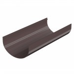 Желоб водосточный 3000 мм ТехноНиколь Оптима 120/80 мм Ral 8019 темно-коричневый, шт Желоб водосточный 3000 мм ТехноНиколь Оптима 120/80 мм Ral 8019 темно-коричневый, шт