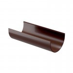Желоб водосточный 3000 мм Docke Premium 120/86 мм Ral 8019 шоколад, шт