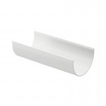 Желоб водосточный 3000 мм Docke Premium 120/86 мм Ral 9003 пломбир, шт