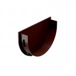 Заглушка воронки Docke Premium 120/86 мм Ral 8019 шоколад, шт