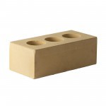 Кирпич силикатный лицевой Поревит полуторный пустотелый 1,4НФ М150 желтый (240 шт/пал), паллет