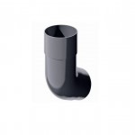 Колено трубы 108 градусов ТехноНиколь/Verat 125/82 мм Ral 7024 серый, шт