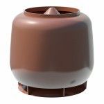 Колпак ТехноНиколь для гибкой черепицы D110 мм коричневый, шт